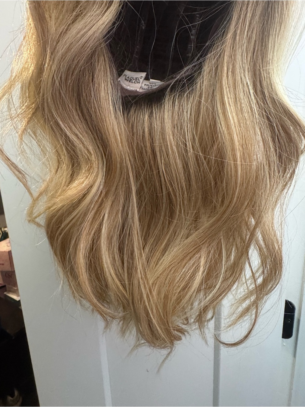 HairUWear Selfie Mode Clip-In Hairpiece in Wheat - Picture 2 of 7